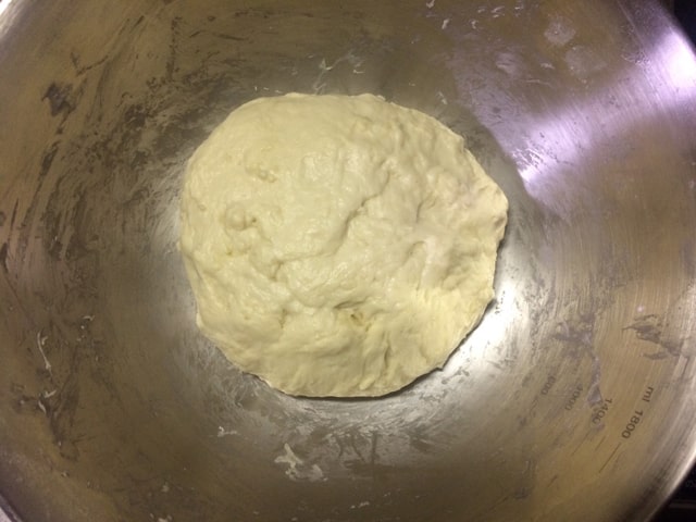 生地をなじませた