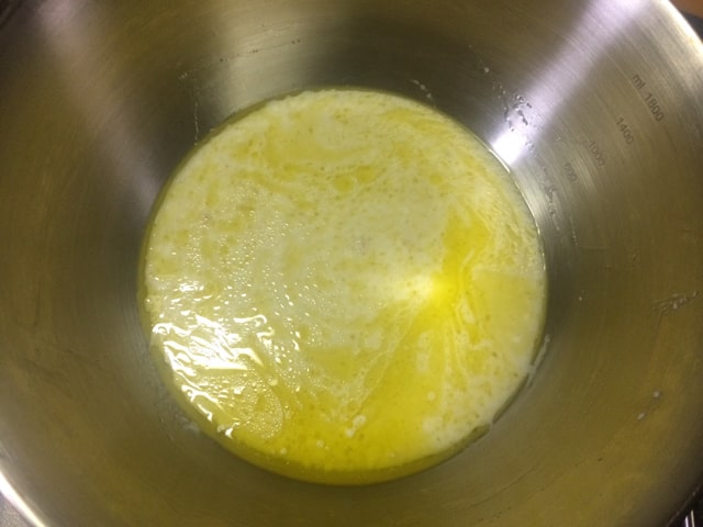 材料Aの混ぜ終わり